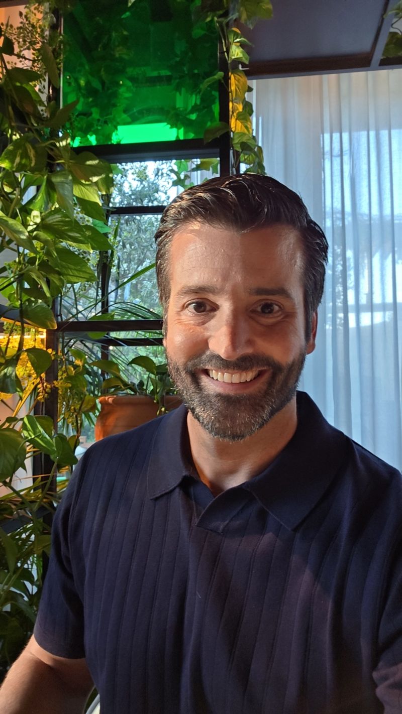 Diego Rodríguez sonriendo